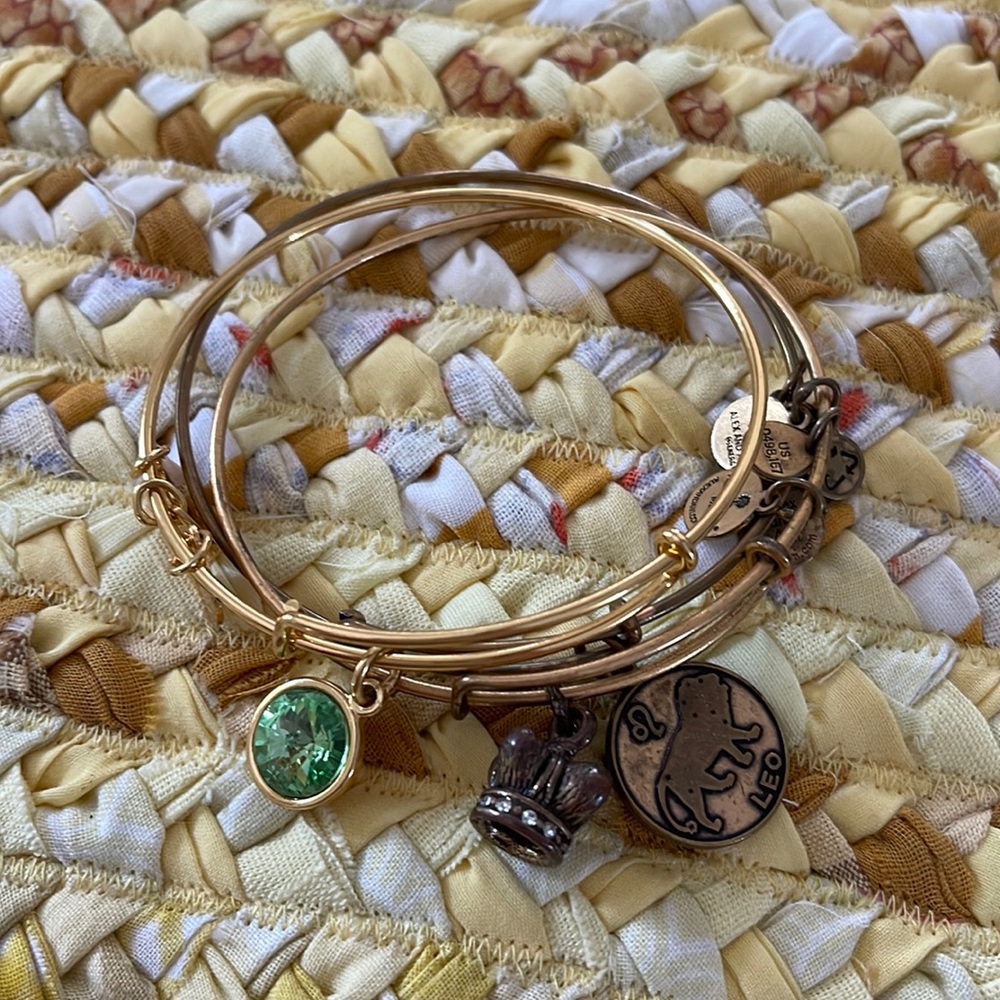 Alex and Ani Bangle Set - August